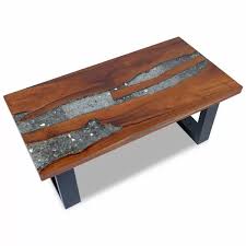 Solid Wood Sled Coffee Table Coffee Table Wood Unique Coffee Table Black Square Coffee Table