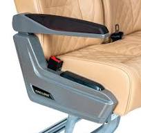 Bus & Minibus with Diamond Fabric Passenger Seat High Back Lift-up Armrest
