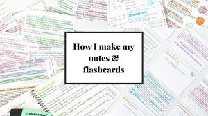 Check spelling or type a new query. How I Make Notes Flashcards Study Techniques Youtube