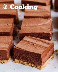 No Bake Chocolate Mousse Bars Recipe Recipe Baking Dessert Recipes Chocolate