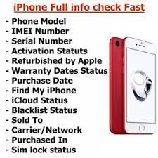 By philip michaels 13 february 2020 is your phone paid off? Fast Iphone Info Check Imei Carrier Unlock Find My Iphone Blacklist Status Ebay