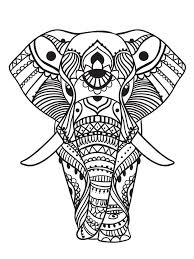 Realistic elephant coloring pages wild animal african. Elephant Coloring Pages For Adults Best Coloring Pages For Kids