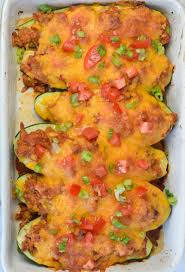 View other nutritional values (such as calories or fats) using the filter below: Taco Zucchini Boats Low Carb Keto Recipe