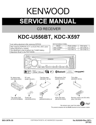 It shows the components of the circuit as simplified shapes, and the facility and signal associates together with the devices. Kenwood Kdc U556bt Service Manual Pdf Download Manualslib