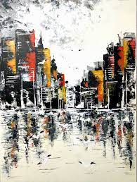Maybe you would like to learn more about one of these? Daytime Manhattan Cityscape Acrylic Painting On Canvas Framed Modern Wall Art Original Abstract Art Work Living Room Decor Painting By Tanya Miller Saatchi Art
