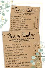 Given That The Months Pre And Post The Birth Of Your Baby Are Usually Stressful The First Task Of The Org Baby Shower Quiz Baby Shower Prizes Coed Baby Shower
