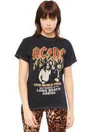Free shipping on orders over $25 shipped by amazon. Ac Dc 1979 World Tour Band Damen T Shirt Pretty Attitude Rock Tops Pretty Attitude