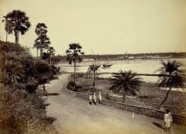 Bombay (Mumbai) Back Bay 1870 - Old ...