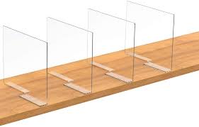 Metal kitchen cabinets popular again 2017 gmc terrain. Save 60 Discount Phattopa Acrylic Shelf Dividers For Closets Clear Closet Shelf Separators Wood Shelf Divider For Kitchen Cabinets Pantry Bookshelves Shoes Racks And Bathroom Organizer 2 Pieces Sales Online Www Training Rmutt Ac Th