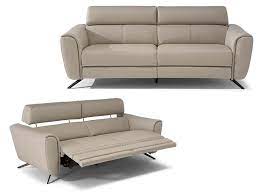 Natuzzi Editions Recliner Sofa Complicita C051 Sofa Reclining Sofa Metal Sofa