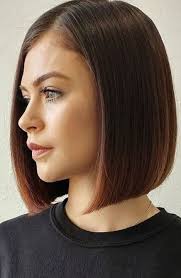 Instead of going for highlights, color your hair jet black. 10 Trendy Blunt Cut Haircuts For Women In 2021 The Trend Spotter