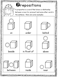Vocabulary Set 1 Preposition Worksheets Kindergarten Vocabulary Kindergarten English