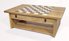 Save space while multiplying the fun as the coffee table easily converts to a game table. Chessboard Coffee Table Stephen Finch Furniture Maker