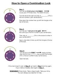 How to open a master lock 1500, 1502, and 1525.it can be a little. Combination Lock Worksheets Teaching Resources Tpt