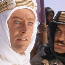 Peter O'Toole and Omar Sharif in Lawerence of Arabia