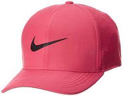 Nike Aerobill Classic 99 Performance Golf Cap 2018 Tropical Pink Anthracite Black Medium Large Golf Outfit Baseball Hats Black Media
