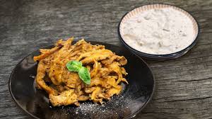 Austernpilz Pfanne Mit Krauterquark Austernpilze Rezept Austernpilze Rezepte