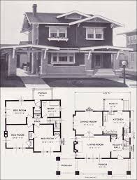 1909 foursquare for sale in bloomington illinois. The Belmont Craftsman Style Two Story 1923 Standard Homes Company House Plans Of The 1920s