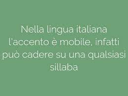 A seconda della posizione della sillaba tonica le parole sono tronche, piane, sdrucciole, bisdrucciole L Accento By Beppe Siragusa