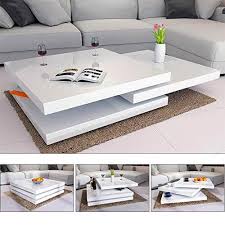 Deuba Couchtisch Hochglanz Weiss 360 Drehbar Cube Design Modern 76x76cm Wohnzimmertisch Lounge Tisch Sofatisch Wohnzimmertisch Holz Com Couchtisch Hochglanz Wohnzimmermobel Modern Wohnzimmertisch