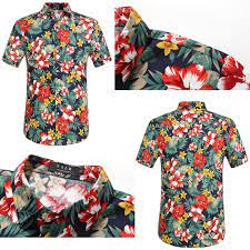 Blast Red Flower Hawaiian Shirt Tropical Floral Shirt For Men Island Hawaiian Shirt Hawaiian Shirt Mens Hawaiian Shirts Hawaiian Flower Shirt