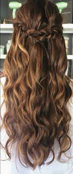 Preparing your hair for micro braids. Balayage Half Up Wavy Hair With Braid Gorgeoushair Wavy Hair With Braid Medium Length Hair Styles Braids For Medium Length Hair
