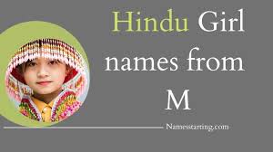 God of vishnu / shiva; Latest 2022 á… Modern Baby Girl Names Starting With M Unique With Meaning M Akshar Se New Name Girl