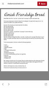 Amish Bread Startet Amish Friendship Bread Friendship Bread Amish Recipes