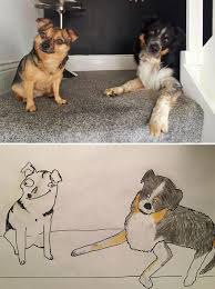 Choose from renaissance, medieval, royal and modern designs. I Have Never Drawn In My Life But I Am Doing Crappy Pet Portraits To Raise Money For Charity 30 Pics Bored Panda