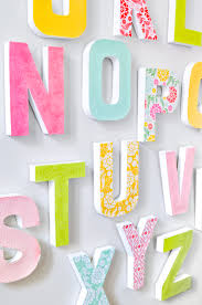 Don't worry about the back, since it won't show anyway. Diy Wall Letters Easy To Make And Customize For Your Home Decor