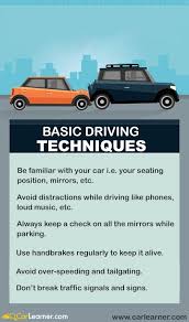Basic Driving Techniques Driving Instructor Learn Drive Drivers Education