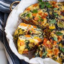 Swiss Chard Leek And Sweet Potato Frittata Simple Bites Recipe Sweet Potato Frittata Potato Frittata Potato Frittata Recipes