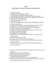 Cabaran untuk mengekalkan perpaduan kaum 1. Soalan 6 Docx Bab 6 Kepelbagaian Agama Mencari Titik Pertemuan 1 2 3 4 5 6 7 8 9 Nyatakan Takrif Agama Mengapakah Manusia Beragama Huraikan Bincangkan Course Hero