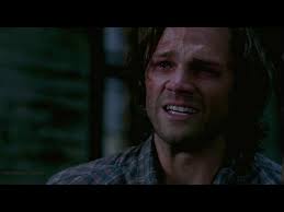 Supernatural season 8 episode 23 when Sam gets hurt scene