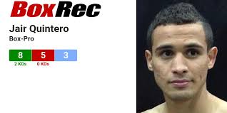 BoxRec: Jair Quintero