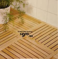 Molger Decking Shown In Ikea Catalog As Flooring In A Bath Easy To Lay Down Great Idea Ikea Bathroom Bathroom Hacks Spa Style Bathroom