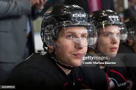 Jared Bethune of Prince George Cougars skates against the Kelowna... News  Photo
