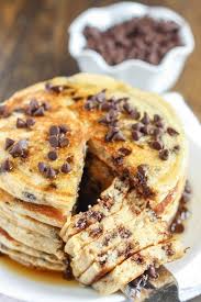 Chocolate Chip Greek Yogurt Pancakes Greek Yogurt Pancakes Yogurt Pancakes Food