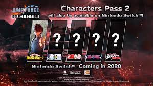 After dataminers got access to fully playable versions of upcoming dlc characters, bandai namco has confirmed that those roster members are . Jump Force Character Pass 2