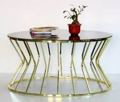 All white coffee tables can be shipped to you at home. Casa Padrino Designer Coffee Table Gold Gray O 90 X H 40 Cm Round Living Room Table With Glass Top Luxury Living Room Furniture