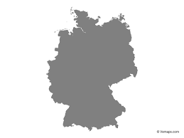 Click full screen icon to open full mode. Grey Map Of Germany With States Free Vector Maps