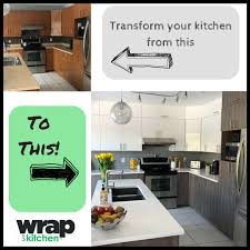 Wrap My Kitchen Resurface Your Kitchen Cabinet And Doors Kitchen Wrap Kitchen Kitchen Cabinets