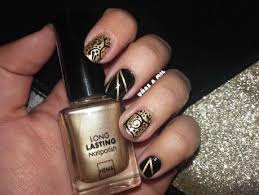 Uñas decoradas doradas diseños de uñas doradas decoración de uñas negras. Imagenes De Unas Color Negro Con Dorado Imagenes De Unas