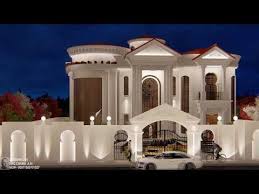 فيلا دورين على الطراز الكلاسيكي اكساء حجر Classic Villa Youtube Building Plans House Modern Villa Design House Styles