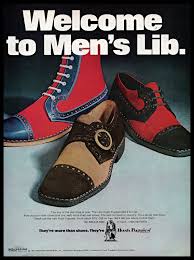 details about 1971 wolverine world wide hush puppies shoes mens lib vintage print ad 1970s