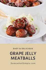 Combine the milk and breadcrumbs in a small bowl and set aside to soak. Crock Pot Grape Jelly Meatballs 3 Ingredients Somewhat Simple