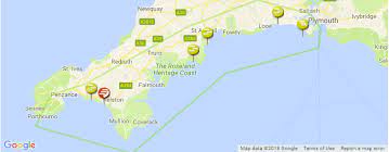 Surf conditions at 5.45 a.m. South Cornwall Surf Guide Maps Locations And Information