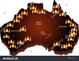 Australia Bush Fire Map 3d Fire Stock Vector Royalty Free 1608235240 Fire Stock Stock Vector Royalty Free
