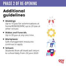 Social, economic and entertainment activities with a higher risk will remain closed. Gov Sg Moving Into Phase 2 What Activities Can Resume