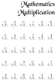 multiplication drill x3 x4 and x6 worksheet